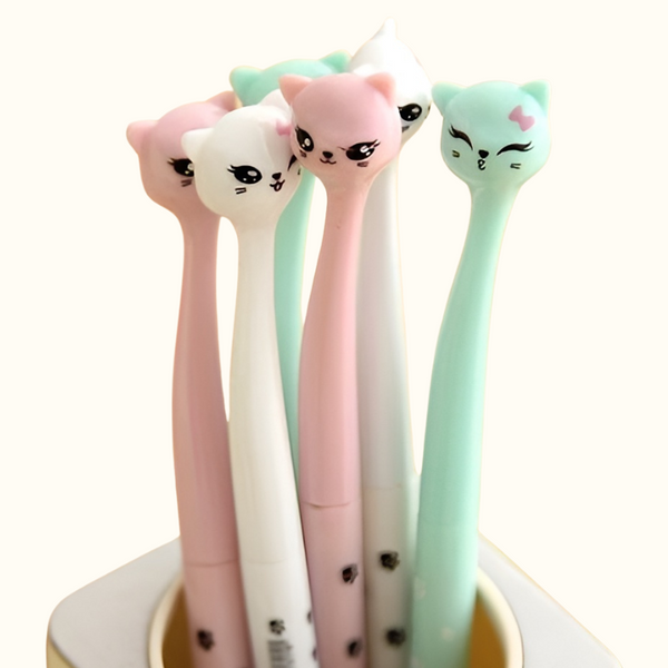 Japanese Cartoon Cat Gel Pen