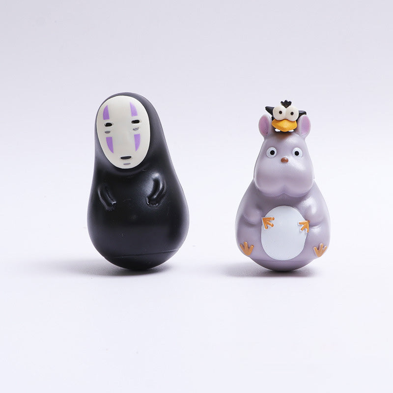 Chibi Roly Poly Nibariki Studio Ghibli Roly-Poly Toy Set | Kawaii Pen Shop