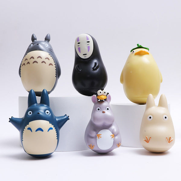 Nibariki Studio Ghibli Roly-Poly Toy Set