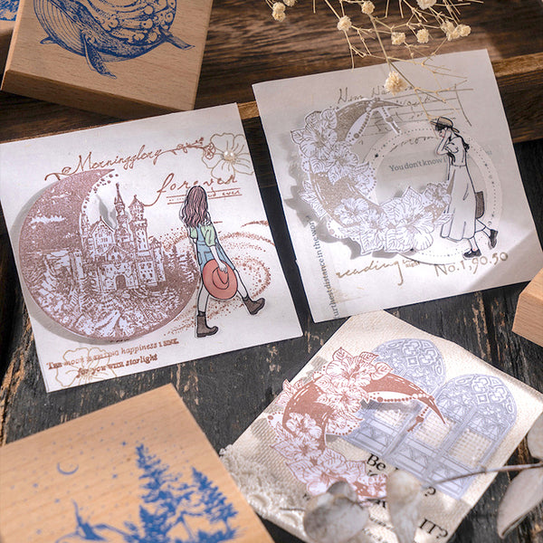 Nighttime Dreaming Wooden Stamps