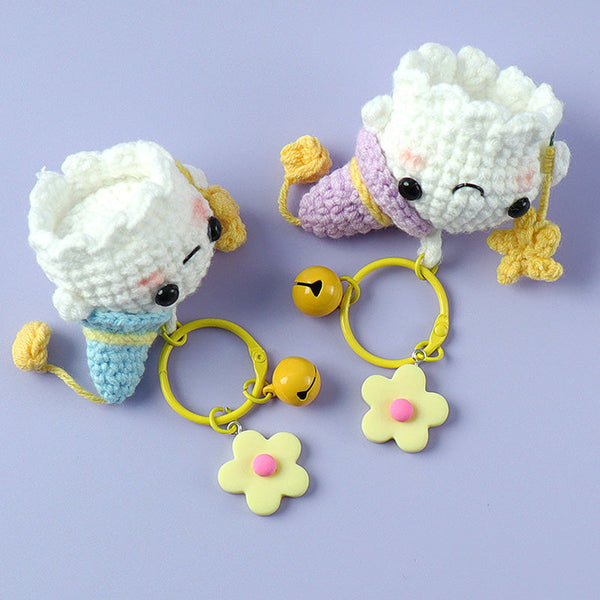 Not-so-Scary Cute Ghost Crotchet Keychain