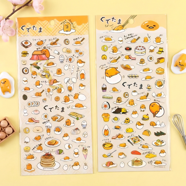Gudetama Lazy Egg Stickers