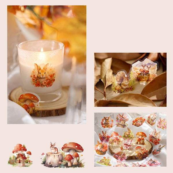 Nut & Nest Forest Fall Animal Stickers