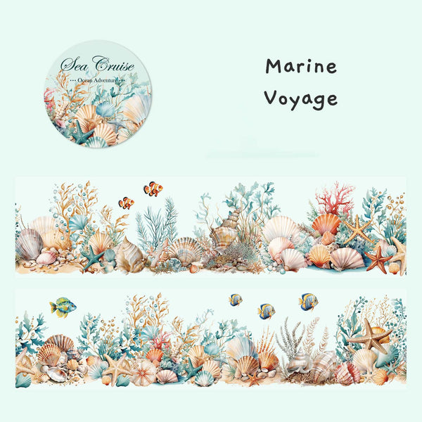 Ocean Series Clear Washi Tapes