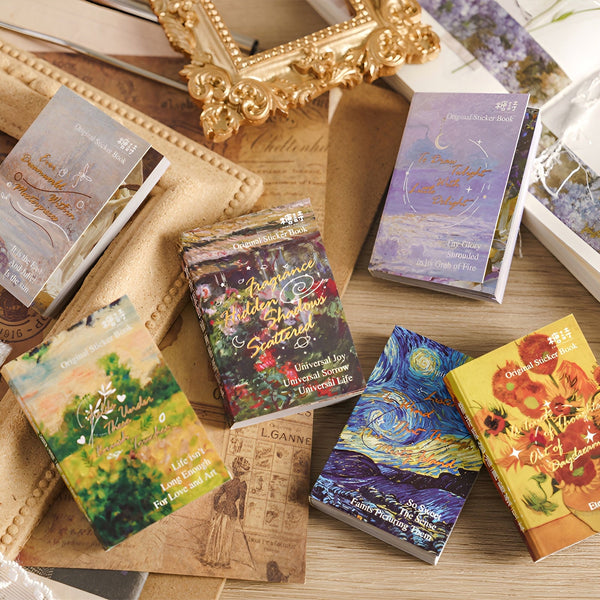 Oil Painting Sticker Book