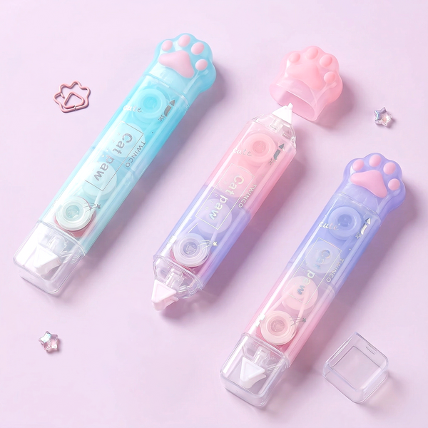 Ombre Cat Paw 2-Way Correction Tape & Glue Tape