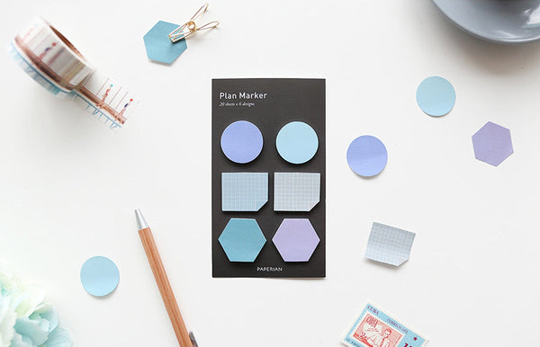 Paperian Monthly & Weekly Sticky Note Set