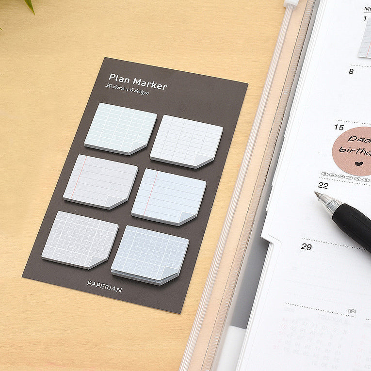 Paperian Large Hexagonal Sticky Notes