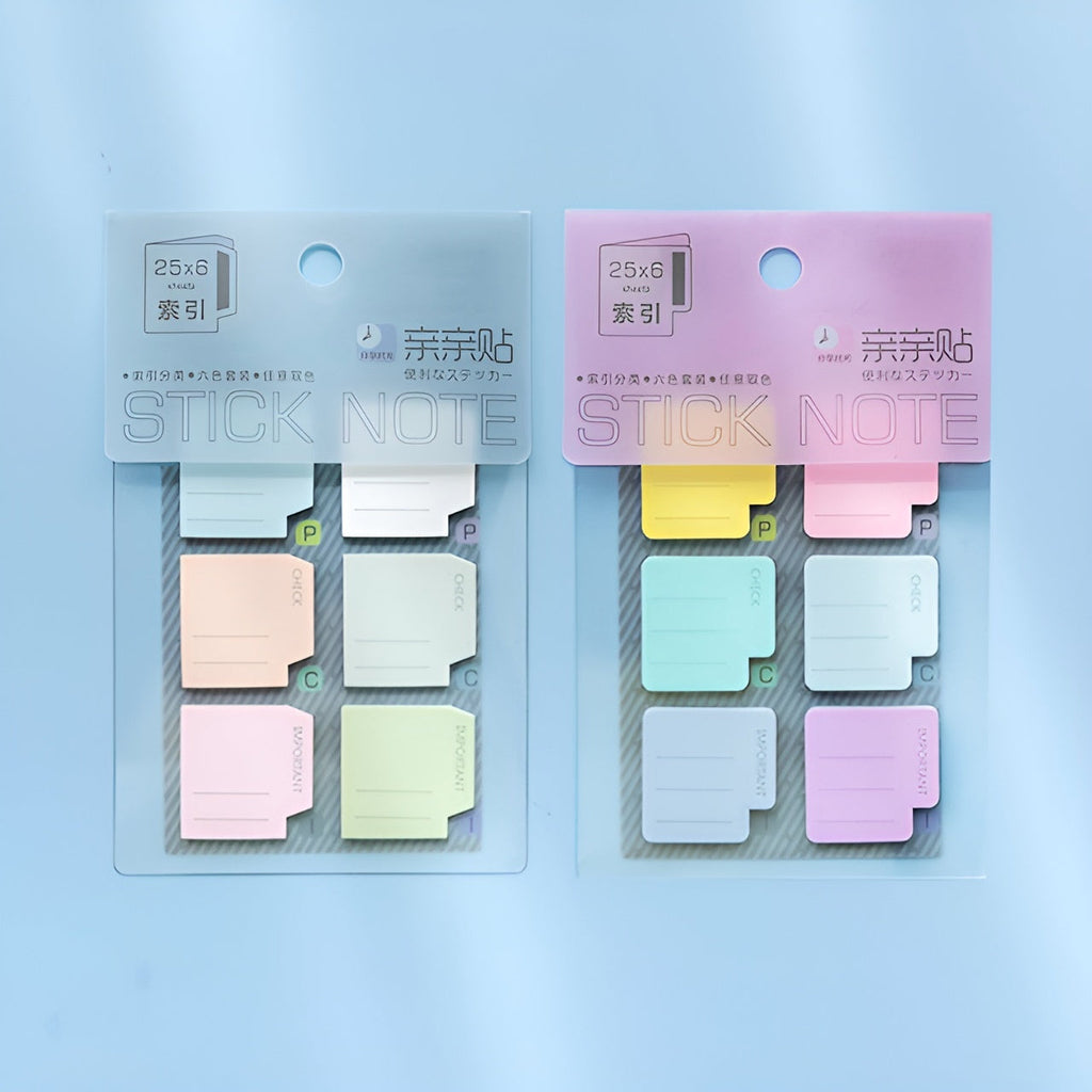 Sticky Notes Set, 410 Pack, Pastel Colors, Sticky Notes Tabs, Divider  Sticky N