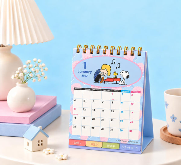 Snoopy 2027 Desk Calendar - Snoopy & Friends