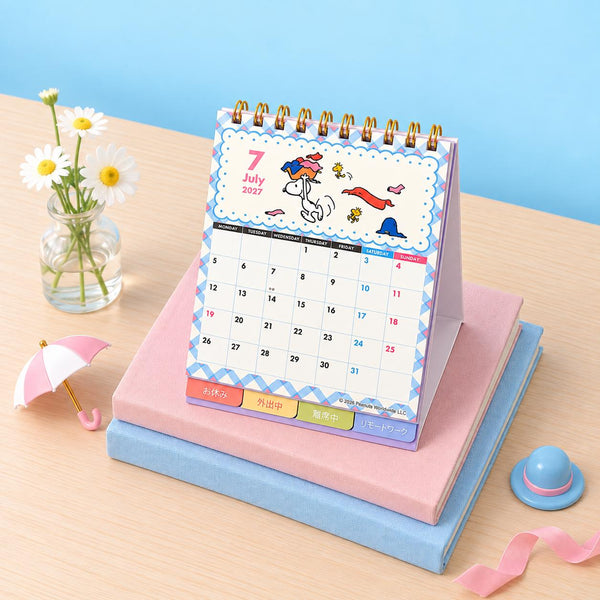 Snoopy 2027 Desk Calendar - Snoopy & Friends