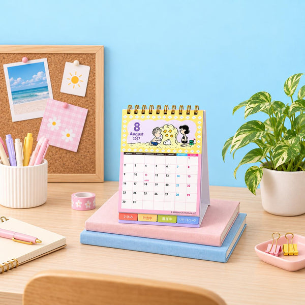Snoopy 2027 Desk Calendar - Snoopy & Friends