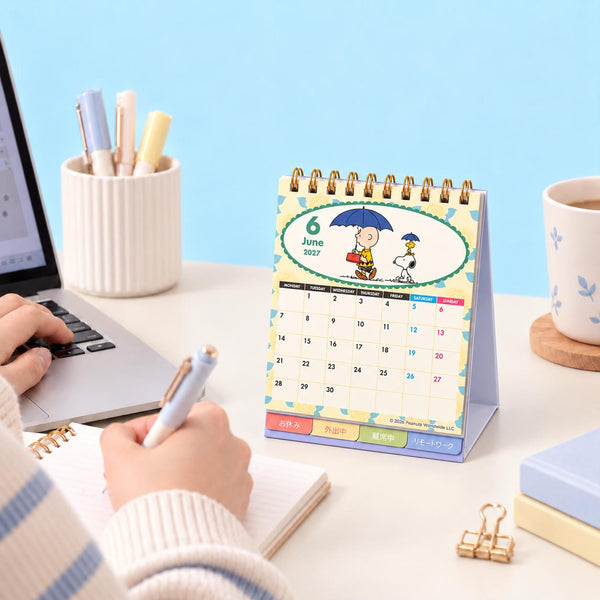 Snoopy 2027 Desk Calendar - Snoopy & Friends