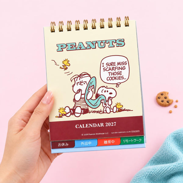 Snoopy 2027 Desk Calendar - Vintage Comics