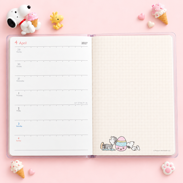 Peanuts Snoopy 2027 Schedule Book - Ice Cream