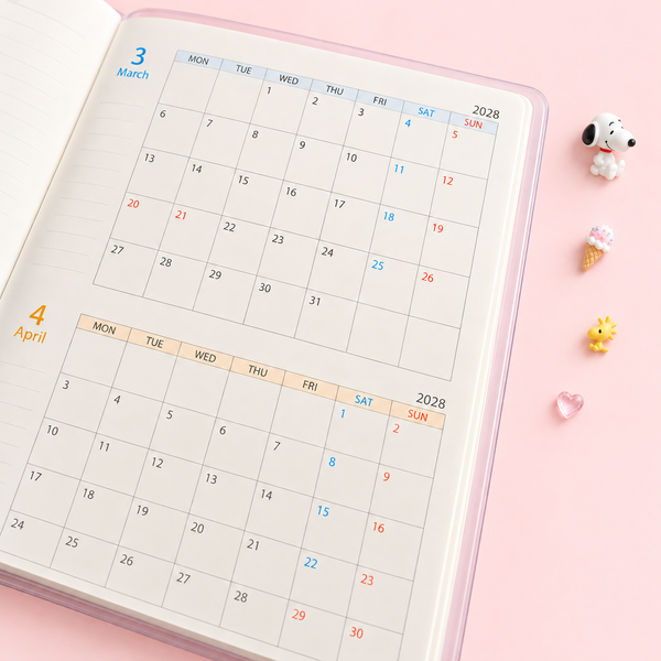 Peanuts Snoopy 2027 Schedule Book - Ice Cream