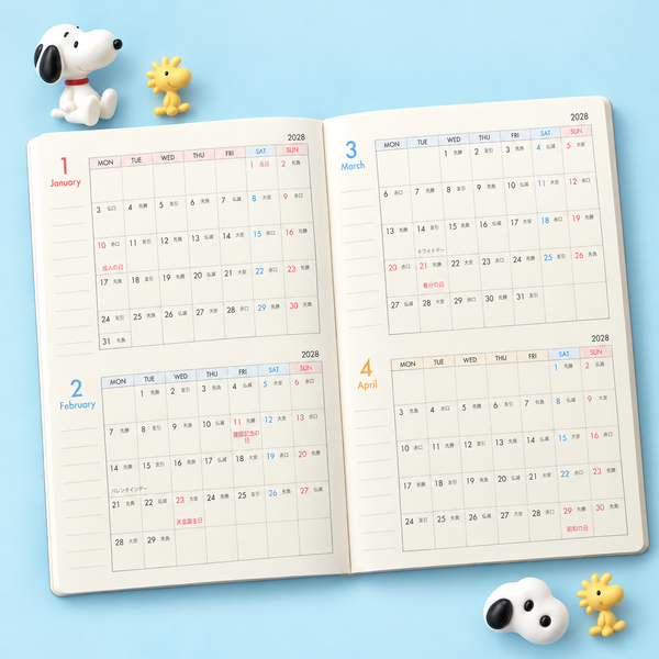 Peanuts Snoopy 2027 Schedule Book - Keep Cool
