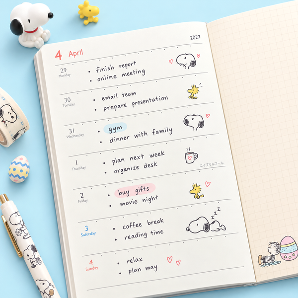 Peanuts Snoopy 2027 Schedule Book - Keep Cool