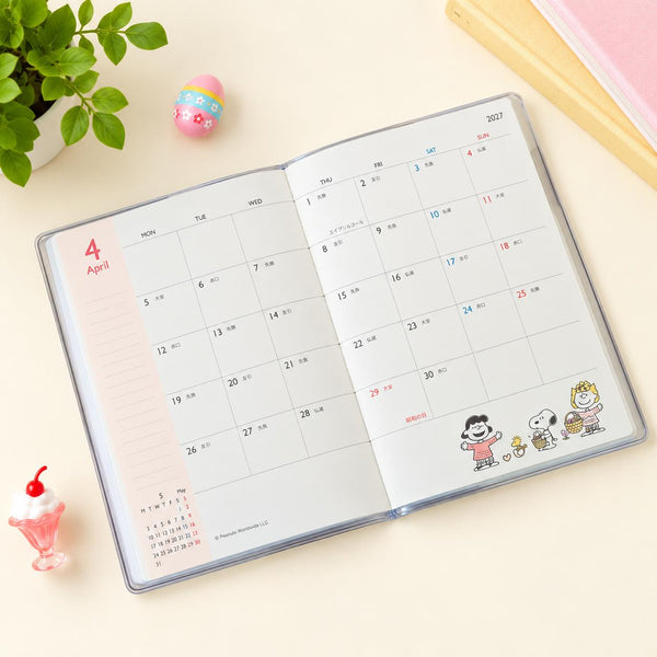 Peanuts Snoopy 2027 Schedule Book - Mint