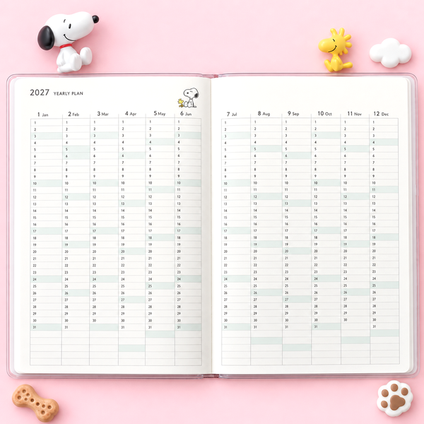 Peanuts Snoopy 2027 Schedule Book - Snoopy & Brother