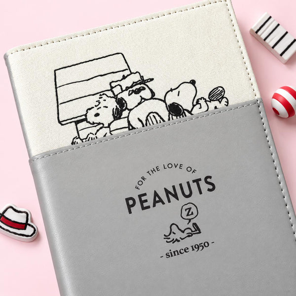 Peanuts Snoopy 2027 Schedule Book - Snoopy & His Friends - Grey