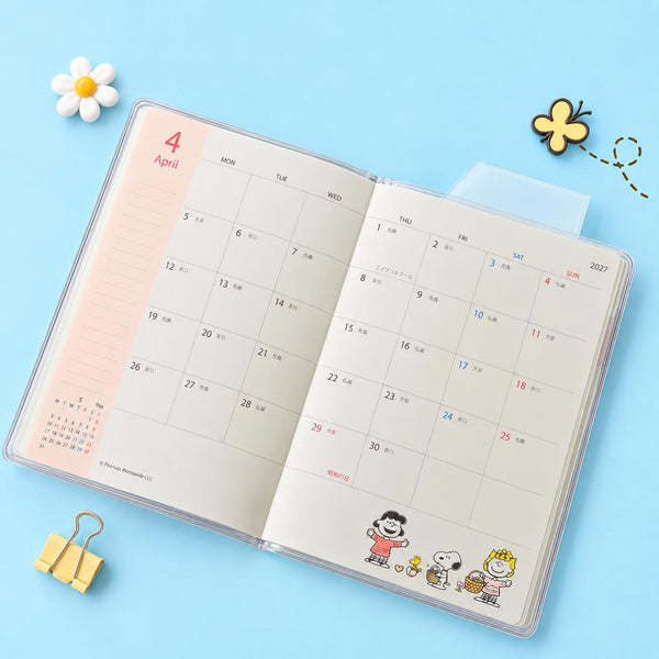 Peanuts Snoopy 2027 Schedule Book - Snoopy & Teddy