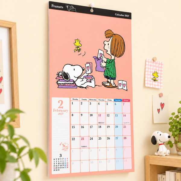 Snoopy 2027 Large Wall Calendar
