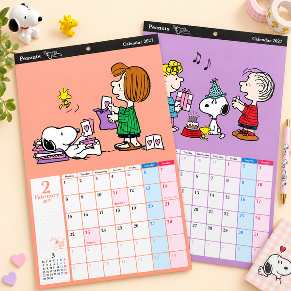 Snoopy 2027 Large Wall Calendar