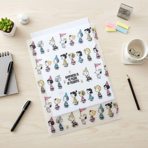 Peanuts Snoopy A5 Folder - Happy March - Limited 75th Anniversary Edition