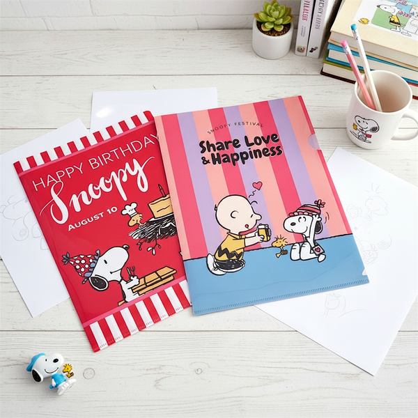 Peanuts Snoopy A4 Folder - Share Love & Happiness