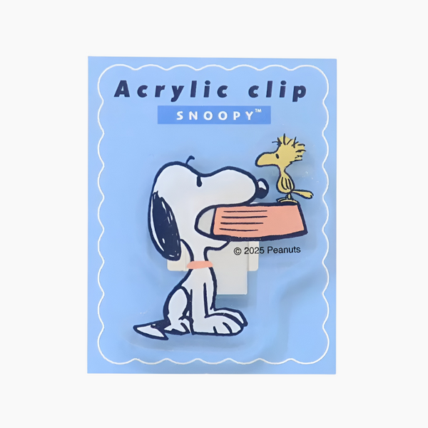 Peanuts Snoopy Acrylic Clip - Vintage Series