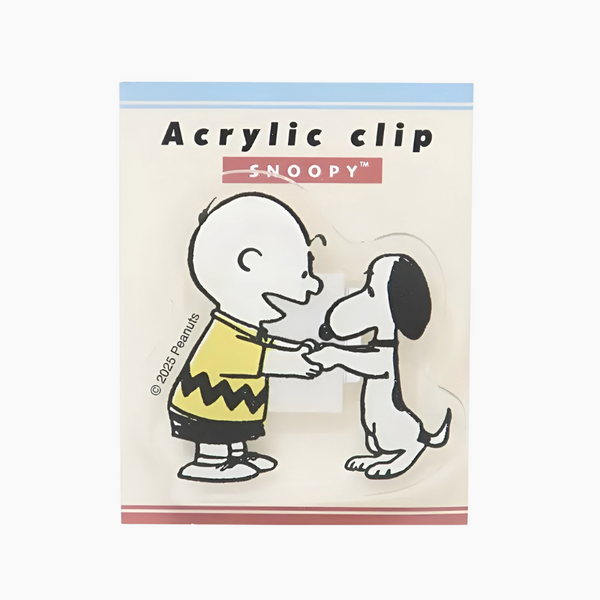 Peanuts Snoopy Acrylic Clip - Vintage Series