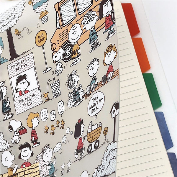 Peanuts Snoopy B5 Binder Notebook - Limited Comics Edition