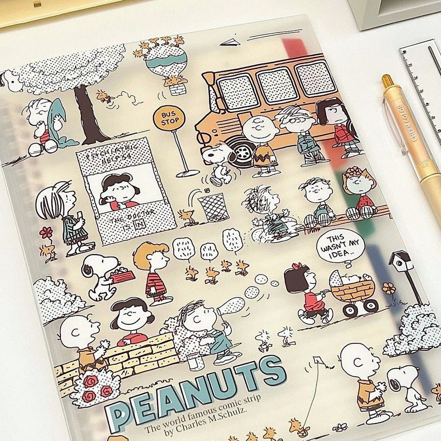 Peanuts Snoopy B5 Binder Notebook - Limited Edition | Kawaii Pen Shop