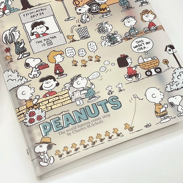 Peanuts Snoopy B5 Binder Notebook - Limited Comics Edition