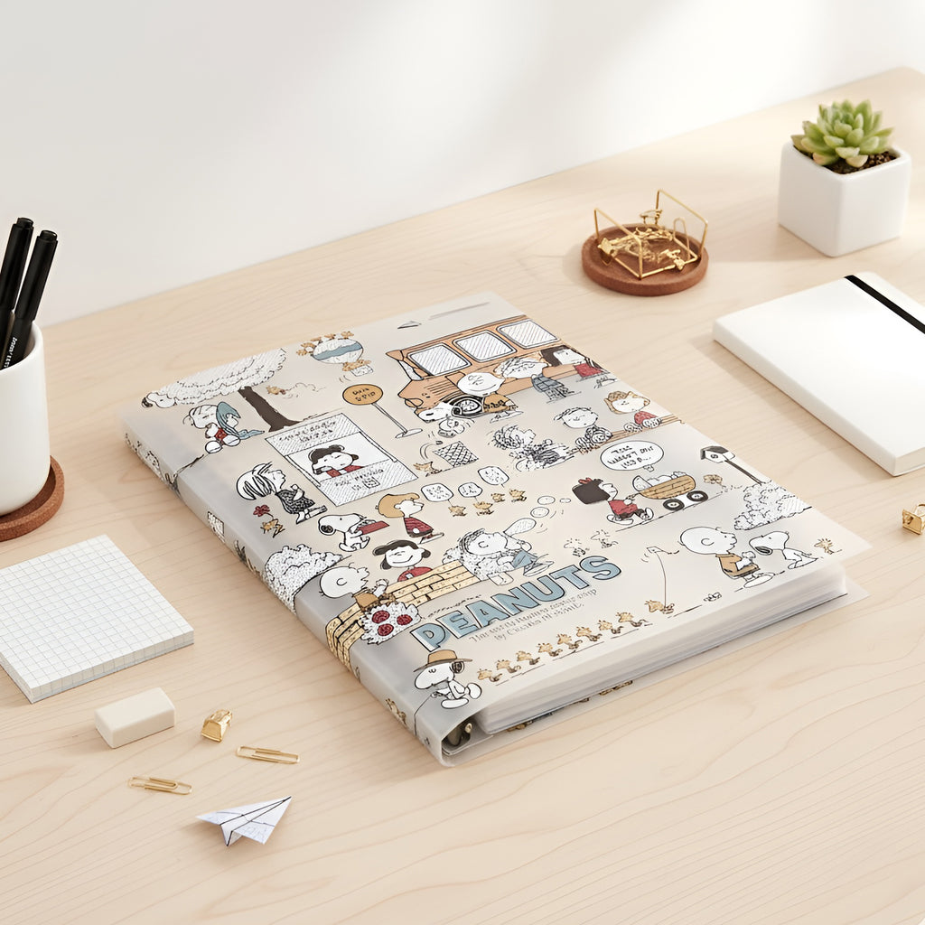Peanuts Snoopy B5 Binder Notebook - Limited Edition | Kawaii Pen Shop