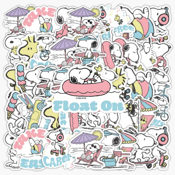 Peanuts Snoopy Beach Vibes Stickers - Limited Summer Edition