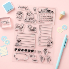 Peanuts Snoopy & Brothers Clear Stamp Set