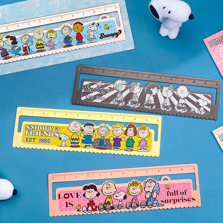 Peanuts Snoopy Die-Cut Bookmark Ruler | Kawaii Pen Shop