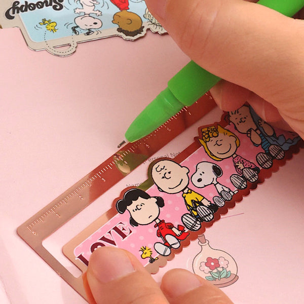 Peanuts Snoopy Die-Cut Bookmark Ruler | Kawaii Pen Shop