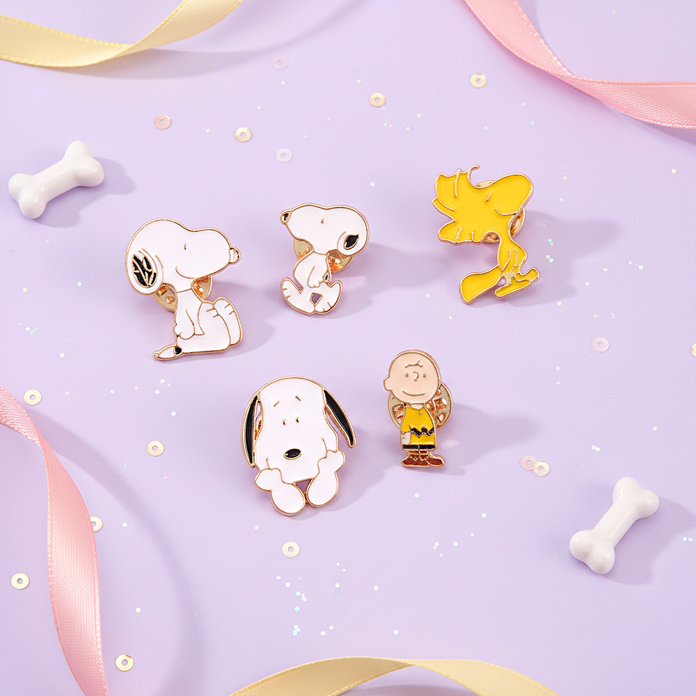 Snoopy Jacket Pin Peanuts Snoopy Enamel Pin | Kawaii Pen Shop