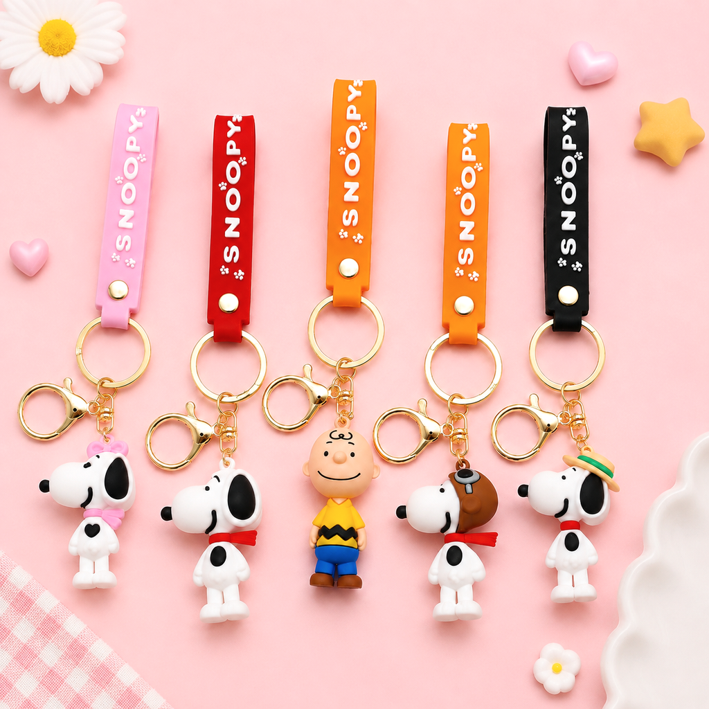 Peanuts Snoopy Figure Keychain