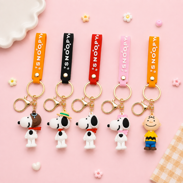 Peanuts Snoopy Figure Keychain
