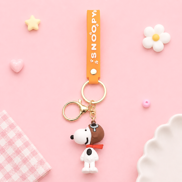 Peanuts Snoopy Figure Keychain