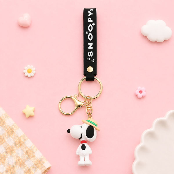 Peanuts Snoopy Figure Keychain