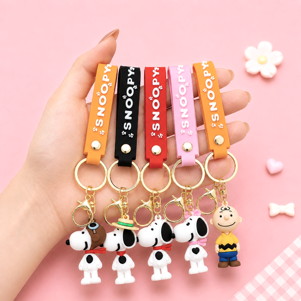 Peanuts Snoopy Figure Keychain