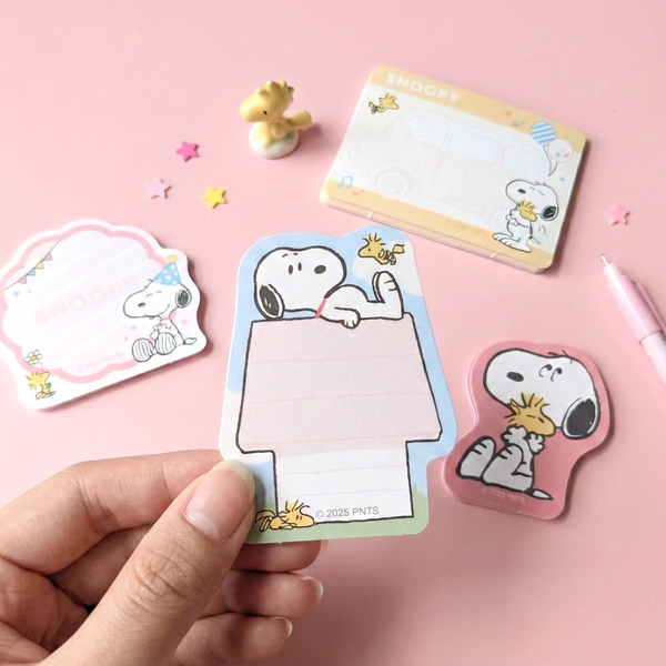 Peanuts Snoopy Write-On Stickers - Beige - Limited Edition