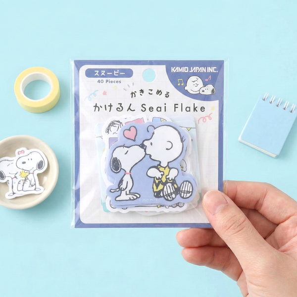 Peanuts Snoopy Write-On Stickers - Blue - Limited Edition