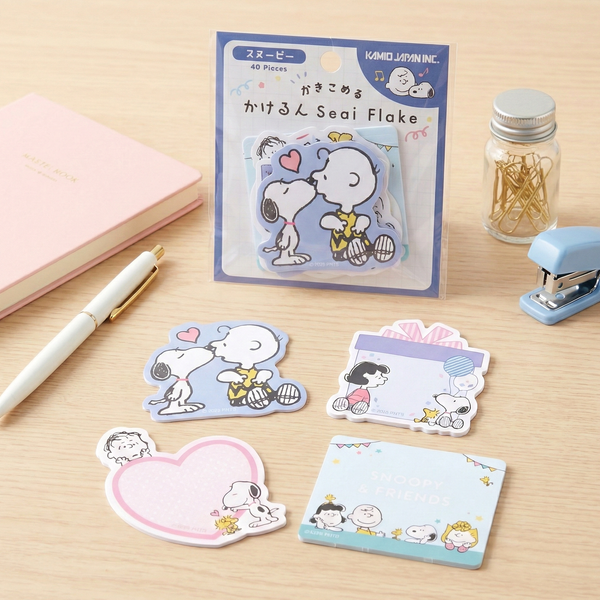 Peanuts Snoopy Write-On Stickers - Blue - Limited Edition