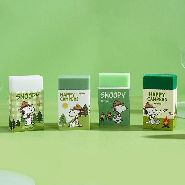 Peanuts Snoopy Happy Campers Eraser